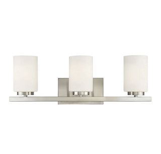 Meridian - M80067BN - Three Light Bathroom Vanity - Brushed Nickel