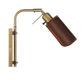 Meridian - M90062NB - One Light Wall Sconce - Natural Brass