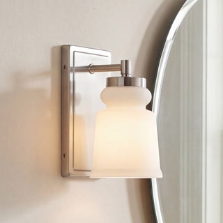 One Light Wall Sconce in Brushed Nickel