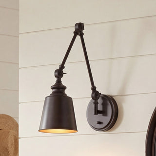 Two Light Wall Sconce in Oil Rubbed Bronze