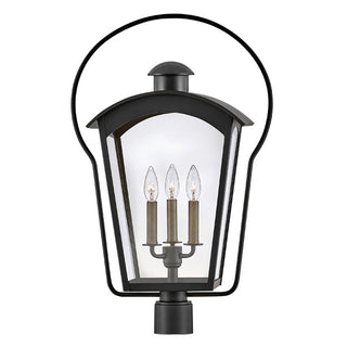 Hinkley - 13301BK - LED Post Top or Pier Mount Lantern - Yale - Black