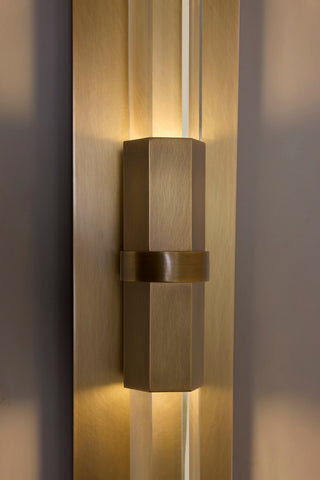 Cecily LED Wall Sconce in Heritage Brass