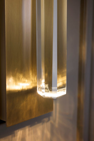 Cecily LED Wall Sconce in Heritage Brass