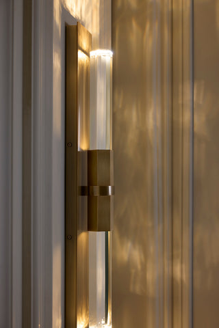 Cecily LED Wall Sconce in Heritage Brass