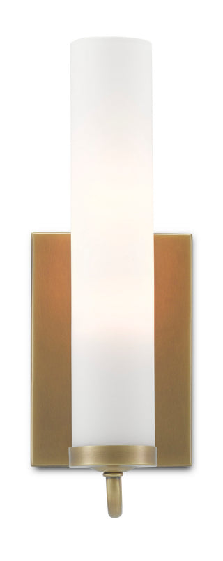 Currey and Company - 5800-0010 - One Light Wall Sconce - Brindisi - Antique Brass/Opaque