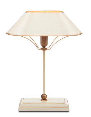 Currey and Company - 6000-0702 - One Light Table Lamp - Daphne - Ivory/Gold