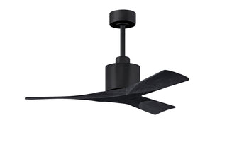 Matthews Fan Company - NK-BK-BK-42 - 42" Ceiling Fan - Nan - Matte Black