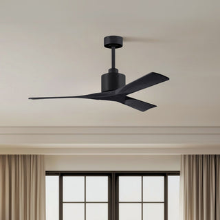 Nan 52" Ceiling Fan in Matte Black