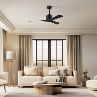 Nan 52" Ceiling Fan in Matte Black