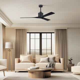 Nan 60" Ceiling Fan in Matte Black