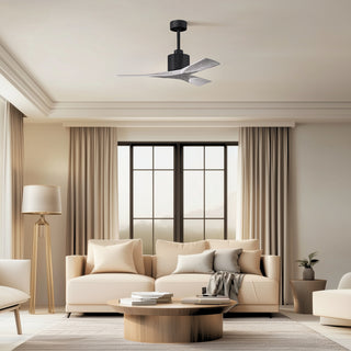 Nan 42" Ceiling Fan in Matte Black