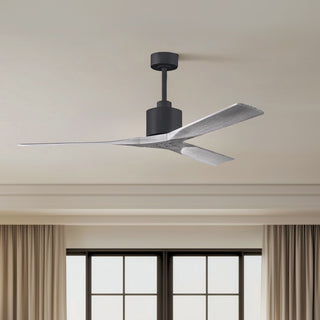Nan 60" Ceiling Fan in Matte Black