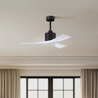Nan 42" Ceiling Fan in Matte Black