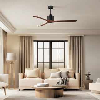 Nan 60" Ceiling Fan in Matte Black