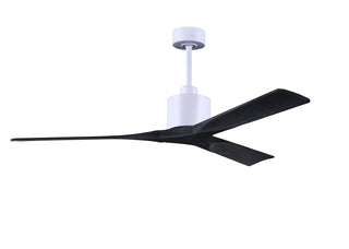 Matthews Fan Company - NK-MWH-BK-60 - 60" Ceiling Fan - Nan - Matte White