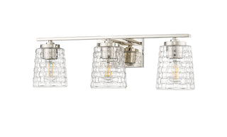 Saben 3-Light Vanity Polished Nickel