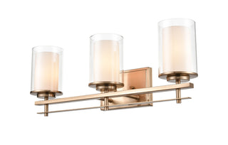 Huderson 3-Light Vanity Modern Gold