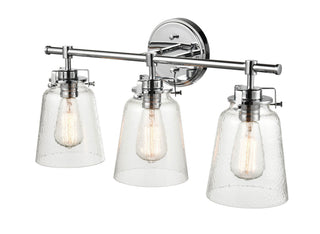 Millennium - 4413-CH - Three Light Vanity - Amberose - Chrome