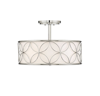 Savoy House - 6-1953-4-109 - Four Light Semi-Flush Mount - Reid - Polished Nickel