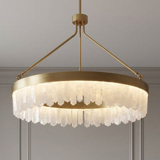Landon LED Pendant in Warm Brass