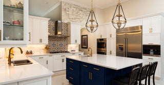 Bozeman Three Light Pendant in Warm Brass