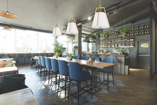 Mansfield Three Light Pendant in Warm Brass