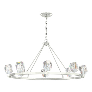 Hubbardton Forge - 105021-SKT-85-CR - Gatsby 8-Light Chandelier - Gatsby - Sterling