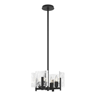 Hubbardton Forge - 131060-SKT-MULT-10-YR0719 - Arc 4-Light Semi-Flush/Pendant - Arc - Black