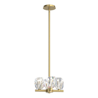 Hubbardton Forge - 131061-SKT-MULT-86-CR - Gatsby 4-Light Semi-Flush/Pendant - Gatsby - Modern Brass