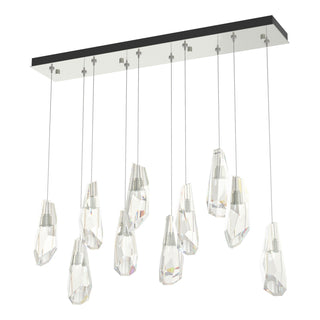 Hubbardton Forge - 131201-SKT-STND-85-CR - Luma 10-Light Large Crystal Pendant - Luma - Sterling