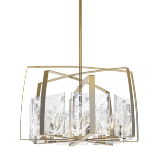 Hubbardton Forge - 131312-SKT-MULT-86-YR0699 - Arc 8-Light Pendant - Arc - Modern Brass