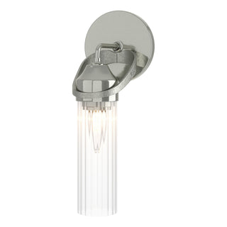Hubbardton Forge - 201344-SKT-85-ZM0634 - Bow 1-Light Bath Sconce - Bow - Sterling