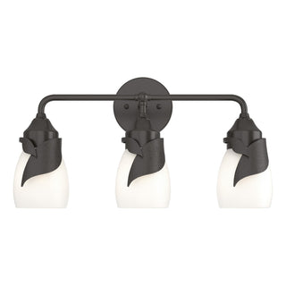 Hubbardton Forge - 201352-SKT-14-GG0330 - Lapas 3-Light Bath Sconce - Lapas - Oil Rubbed Bronze