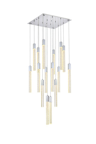 Elegant Lighting - 2066G30C - 16 Light Pendant - Weston - chrome