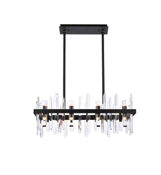 Elegant Lighting - 2200G30BK - 16 Light Chandelier - Serena - black
