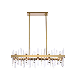 Elegant Lighting - 2200G36SG - 20 Light Chandelier - Serena - satin gold