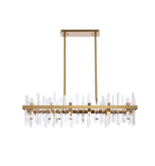 Elegant Lighting - 2200G42SG - 24 Light Chandelier - Serena - satin gold