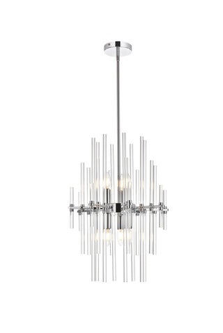 Elegant Lighting - 2502D17C - Six Light Pendant - Sienna - chrome