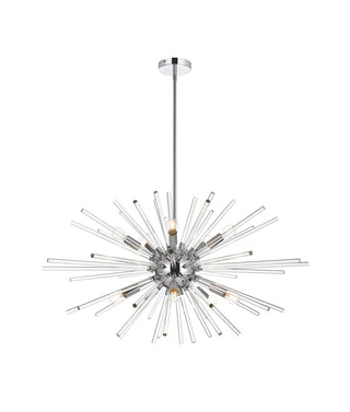 Elegant Lighting - 2502D36C - Ten Light Pendant - Sienna - chrome