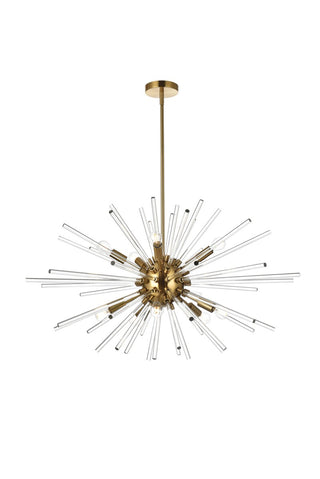 Elegant Lighting - 2502D36SG - Ten Light Pendant - Sienna - gold