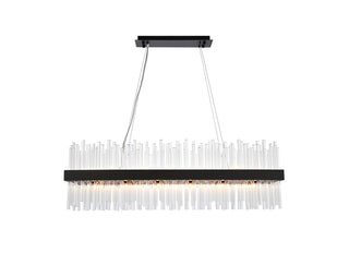 Elegant Lighting - 3000G42BK - 24 Light Pendant - Dallas - black