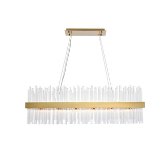 Elegant Lighting - 3000G42SG - 24 Light Pendant - Dallas - satin gold