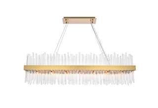 Elegant Lighting - 3000G48SG - 28 Light Chandelier - Dallas - satin gold
