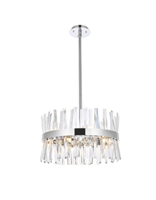 Elegant Lighting - 6200D20C - Ten Light Pendant - Serephina - chrome