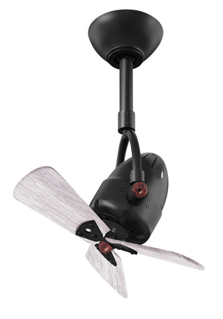 Matthews Fan Company - DI-BK-WDBW - 16" Ceiling Fan - Diane - Matte Black