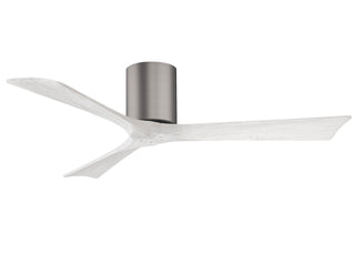 Matthews Fan Company - IR3H-BP-MWH-52 - 52" Ceiling Fan - Irene-3H - Brushed Pewter