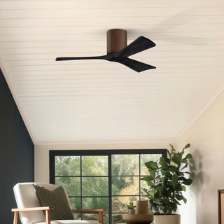 Irene-3H 42" Ceiling Fan in Walnut Tone