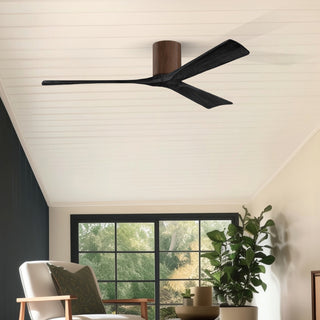 Irene-3H 60" Ceiling Fan in Walnut Tone