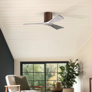 Irene-3H 42" Ceiling Fan in Walnut Tone