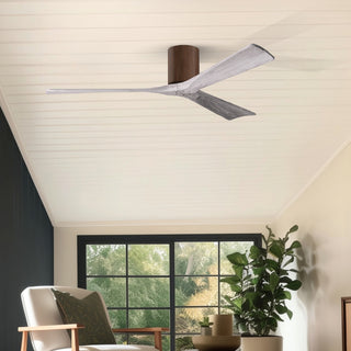 Irene-3H 60" Ceiling Fan in Walnut Tone
